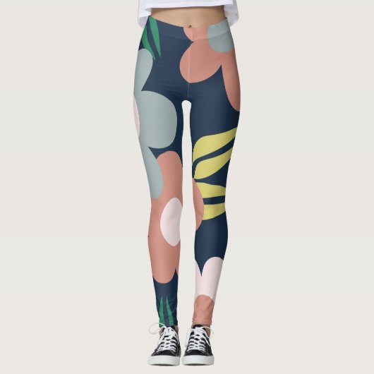 Lentbloemen Leggings (Voorkant)
