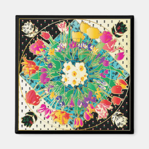 Lentbloemen Magneet