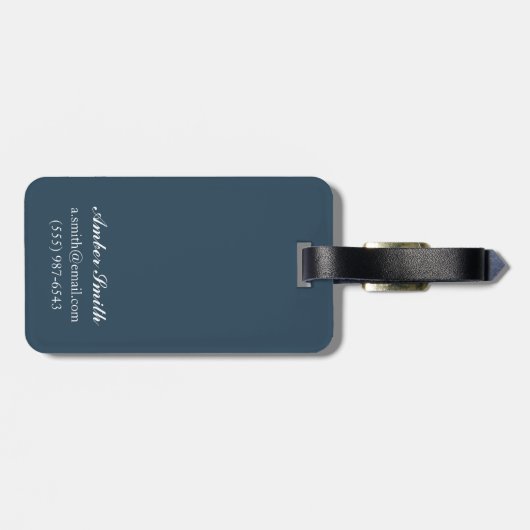 Lentbloemen - Nationaal Park van geelsteen Bagagelabel (Achterkant horizontaal)