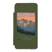 Lentbloemen - Nationaal Park van geelsteen Incipio iPhone Portemonnee Hoesje (Voorkant Agenda)