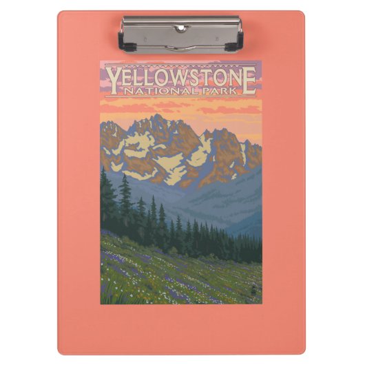 Lentbloemen - Nationaal Park van geelsteen Klembord (Voorkant)