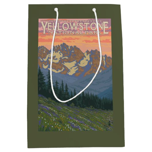 Lentbloemen - Nationaal Park van geelsteen Medium Cadeauzakje (Voorkant)