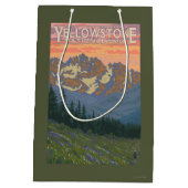 Lentbloemen - Nationaal Park van geelsteen Medium Cadeauzakje (Achterkant)