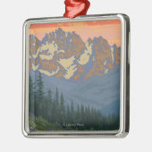 Lentbloemen - Nationaal Park van geelsteen Metalen Ornament (Links)