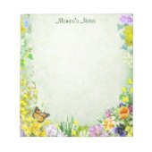 Lentbloemen Notitieblok (Voorkant)