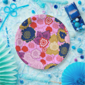 Lentbloemen Papieren Bordje (Feest)