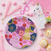 Lentbloemen Papieren Bordje (Feest)