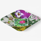 Lentbloemen Papieren Bordje (Gebogen)