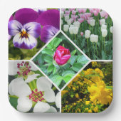 Lentbloemen Papieren Bordje (Voorkant)