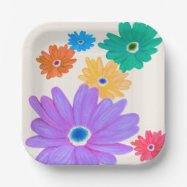 Lentbloemen Papieren Bordje