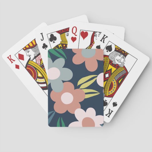 Lentbloemen Pokerkaarten (Achterkant)