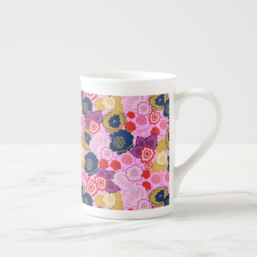 Lentbloemen Porselein Kop (Rechts)