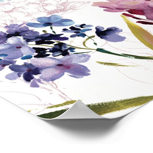 Lentbloemen Poster (Hoek)