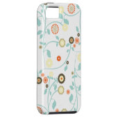 Lentbloemen, roestvrij roestvrij bloembloempatroon Case-Mate iPhone case (Back/Rechts)