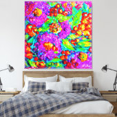Lentbloemen schilderen. Bestel nu Canvas Afdruk (Insitu (Slaapkamer))