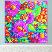 Lentbloemen schilderen. Bestel nu Canvas Afdruk (Insitu (Houten vloer))