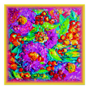 Lentbloemen schilderen. Bestel nu Perfect Poster