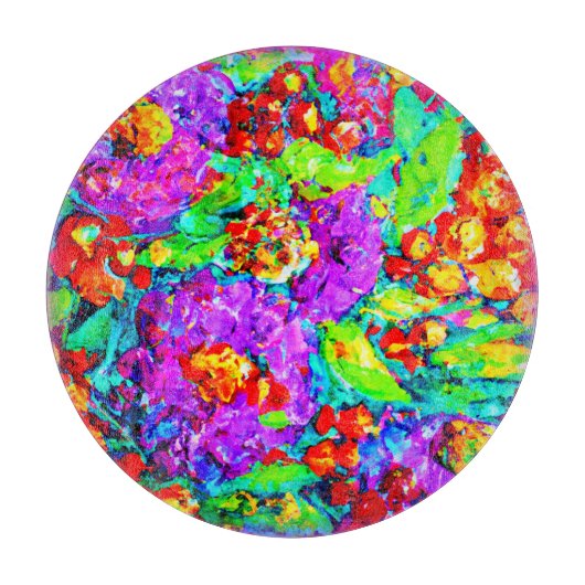 Lentbloemen schilderen. Bestel nu Snijplank (Voorkant)