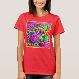 Lentbloemen schilderen. Bestel nu T-shirt
