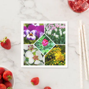 Lentbloemen Servet