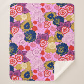 Lentbloemen Sherpa Deken (Voorkant)