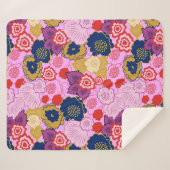 Lentbloemen Sherpa Deken (Voorkant (horizontaal))