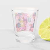 Lentbloemen Shot Glas (Achterkant)