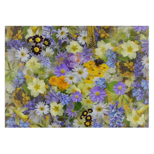 Lentbloemen Snijplank (Voorkant)
