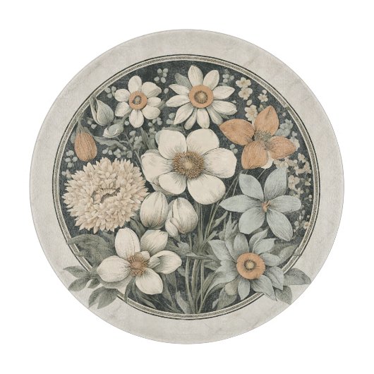Lentbloemen Snijplank (Voorkant)