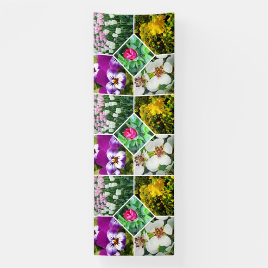 Lentbloemen Spandoek (Verticaal)