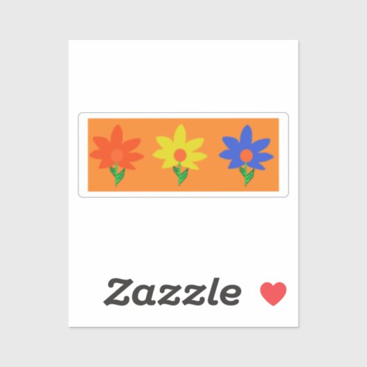 Lentbloemen Sticker (Vel)