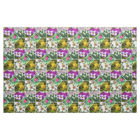 Lentbloemen Stof (Fat Quarter)