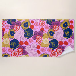 Lentbloemen Strandlaken