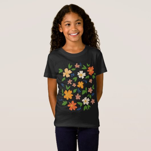 Lentbloemen T-shirt (Voorkant volledig)