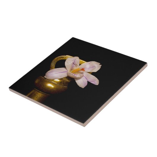 Lentbloemen Tegeltje (Zijkant)