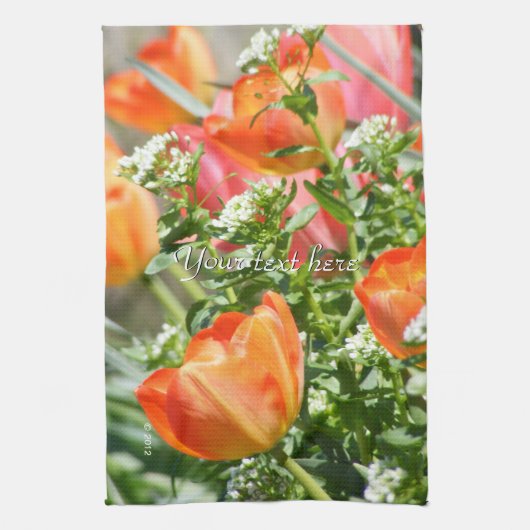 Lentbloemen Theedoek (Verticaal)