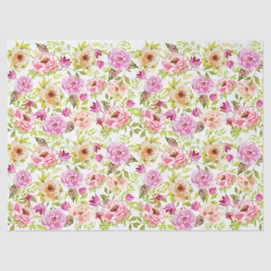 Lentbloemen Tissuepapier (Voorkant)