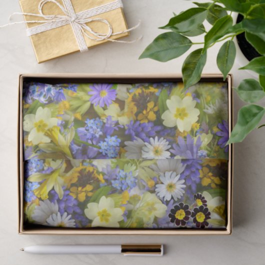  Lentbloemen Tissuepapier (Geschenk)