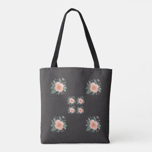 Lentbloemen Tote Bag (Achterkant)