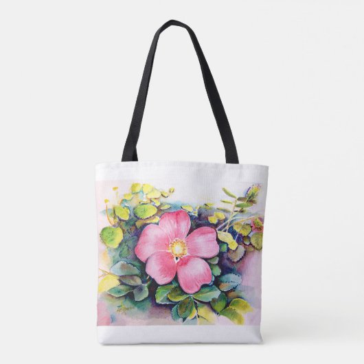 Lentbloemen Tote Bag (Achterkant)