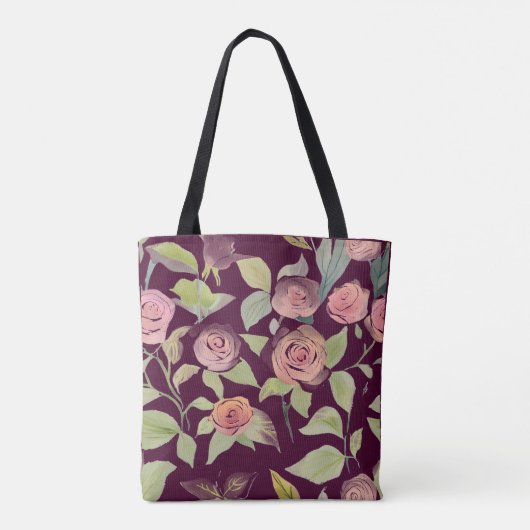 Lentbloemen Tote Bag (Achterkant)