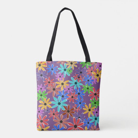 Lentbloemen Tote Bag (Achterkant)