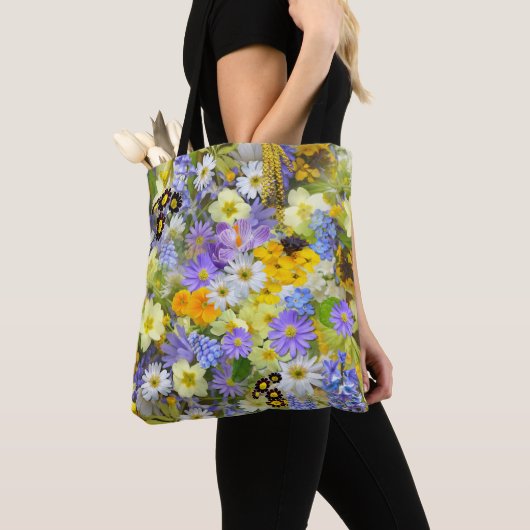 Lentbloemen Tote Bag (Dichtbij)