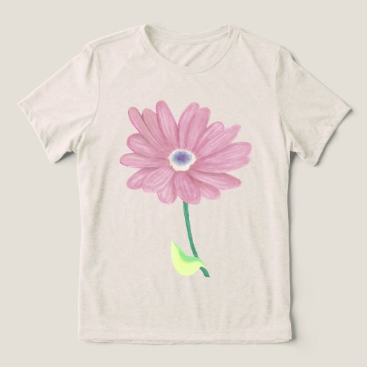 Lentbloemen Tri-Blend Shirt (Design voorkant)