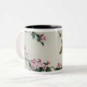 Lentbloemen Tweekleurige Koffiemok (Voorkant links)