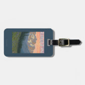 Lentbloemen — Vintage Travel Poster Bagagelabel (Voorkant horizontaal)