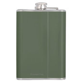 Lentbloemen — Vintage Travel Poster Heupfles (Achterkant)