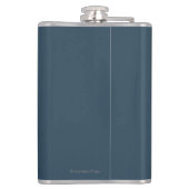 Lentbloemen — Vintage Travel Poster Heupfles (Achterkant)