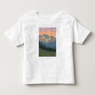 Lentbloemen — Vintage Travel Poster Kinder Shirts
