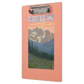 Lentbloemen — Vintage Travel Poster Klembord (Links)